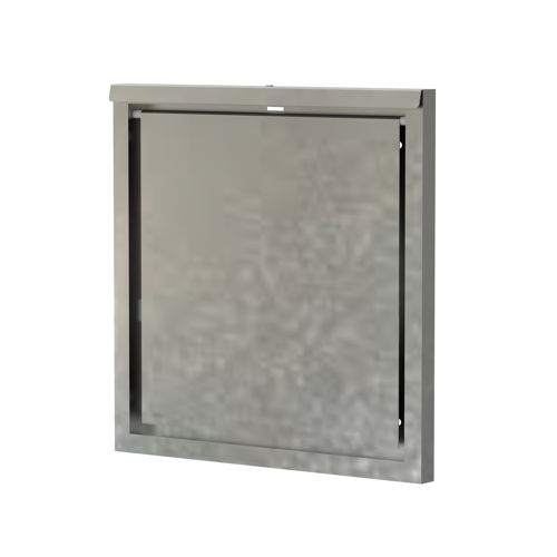 Flush Mount Wall Vent With Damper